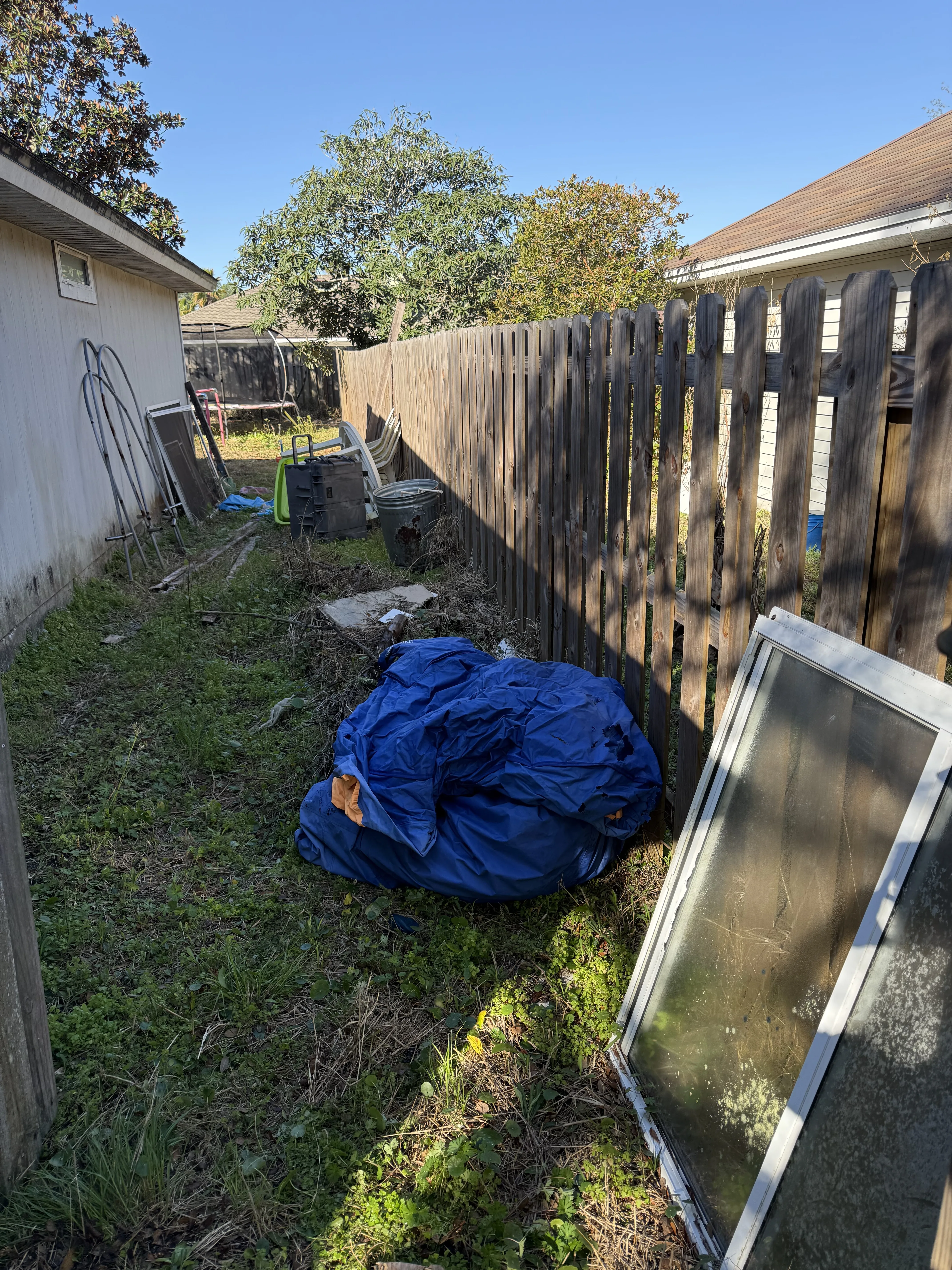 Yard waste removal completed - Jacksonville FL