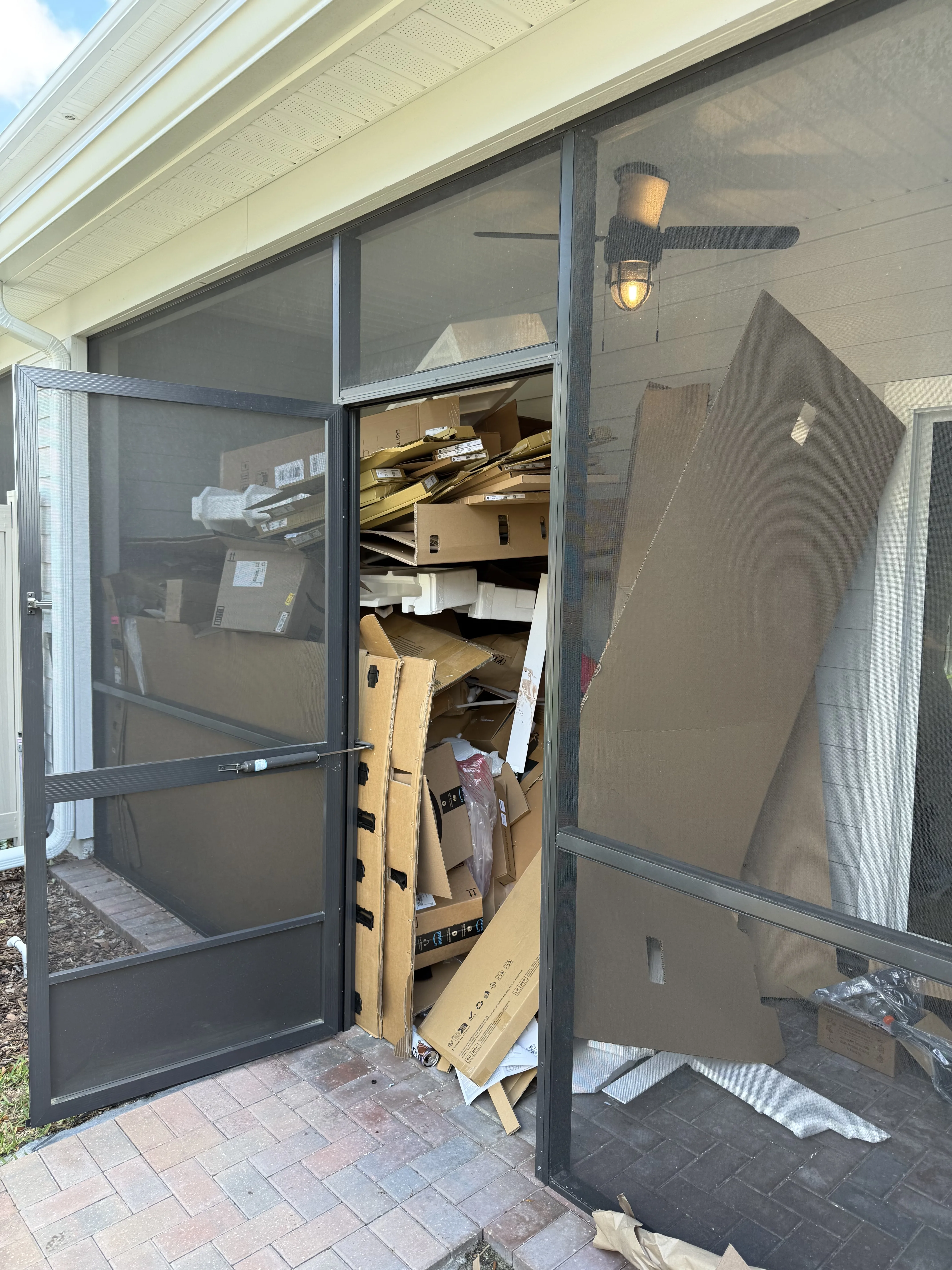 Garage cleanout - St. Johns County FL